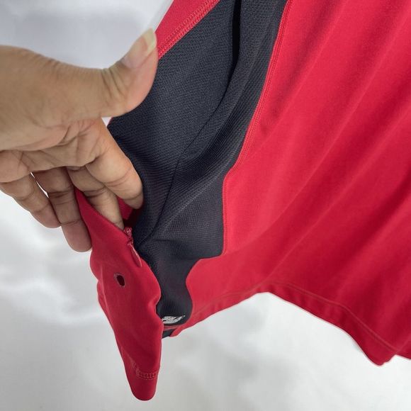 Fila Sport Men Size 2XL Short Sleeve Performance Tee Red And Black - Picture 15 of 16